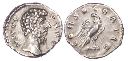 Divus Lucius Verus, Silver Denarius