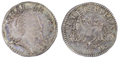 Italy, Parma, Alessandro Farnese (1586-1591 AD), silver Cavallotto