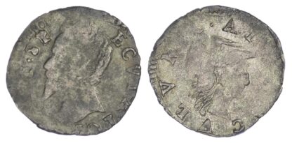 Italy, Parma, Alessandro Farnese (1586-1591 AD), silver Parpagliola