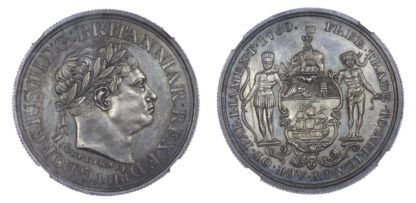 Gold Coast, George III, 1760-1820, AR Ackey, 1818