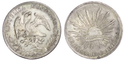 Mexico, silver 8 Reales, 1888, Hermosillo