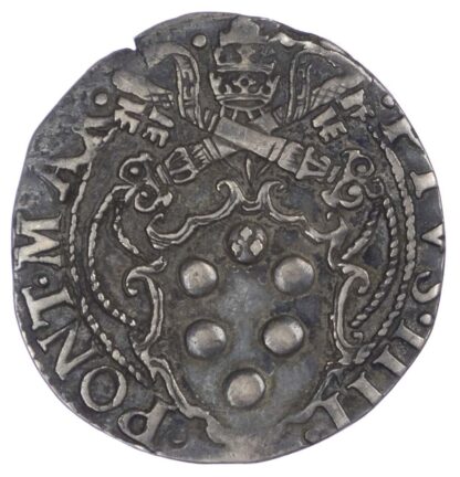 Italy, Papal States, Pio IV (1559-1565), silver Giulio