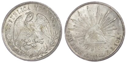 Mexico, Republic, silver 1 Peso, 1902, Zacatecas