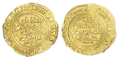 ZURAY’ID, IMRAN B. MUHAMMAD, POSTHUMOUS GOLD DINAR (563H/1168 AD) – RARE