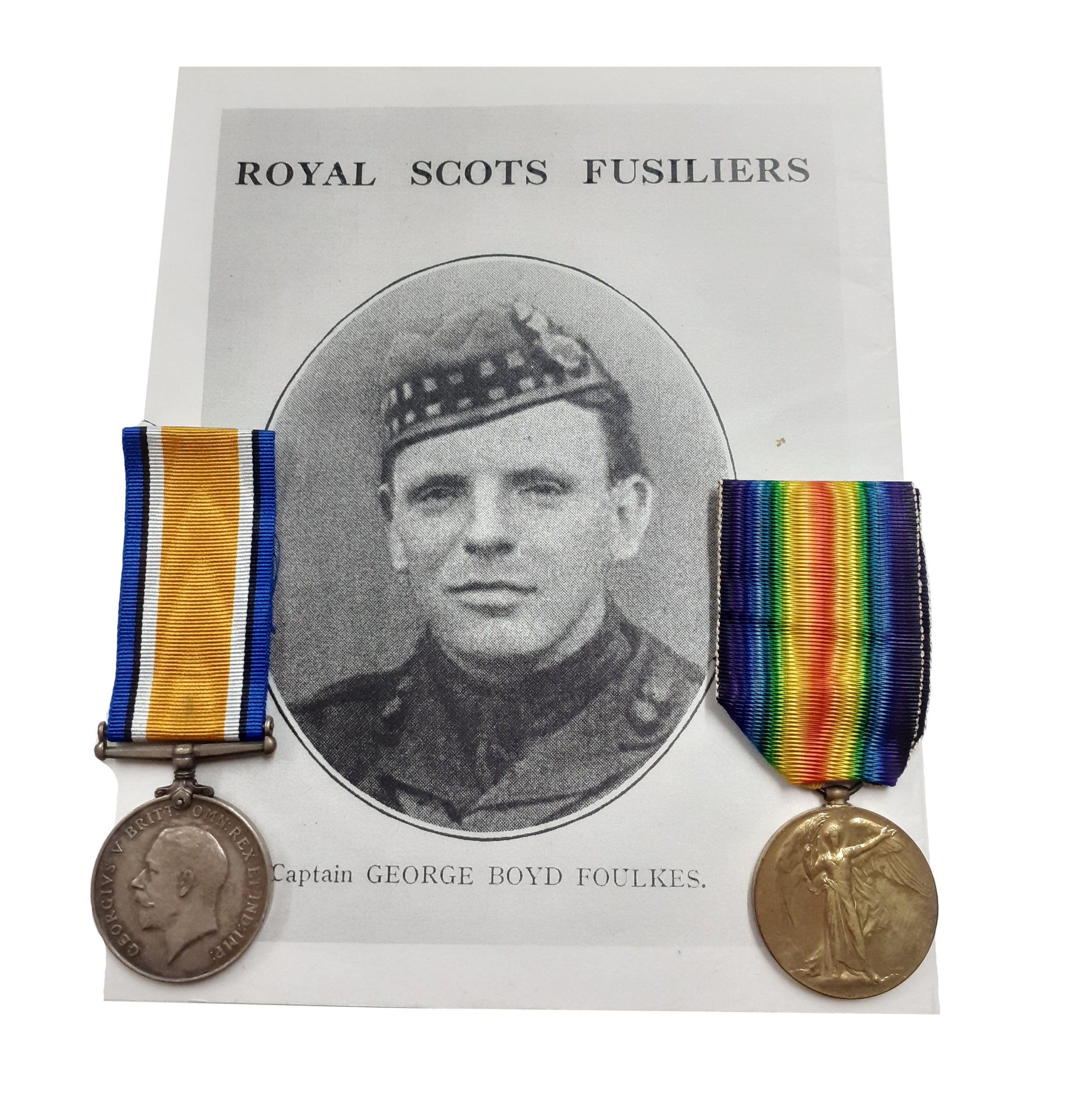 British War and Victory Medals to Captain E. B. Foulkes British War and Victory Medals to Captain E. B. Foulkes