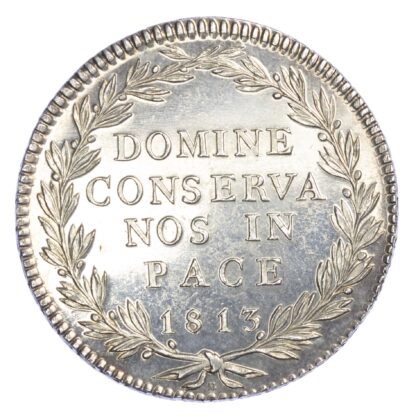 Switzerland, Canton of Zürich, silver 40 Batzen, 1813-B