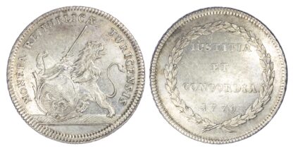 Switzerland, City of Zürich, silver Thaler, 1779