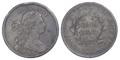 USA, ‘Draped Bust’, bronze Cent, 1802