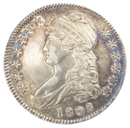 USA, ‘Capped Bust’, silver Half Dollar 1808, Philadelphia