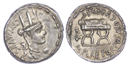 M. Plaetorius Cestianus, Silver Denarius