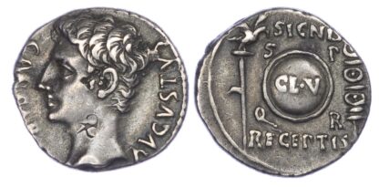 Augustus, Silver Denarius