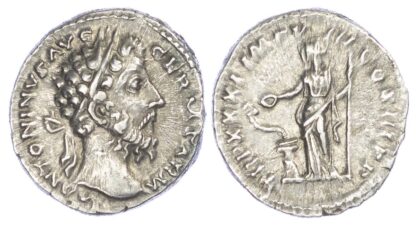 Marcus Aurelius, Silver Denarius
