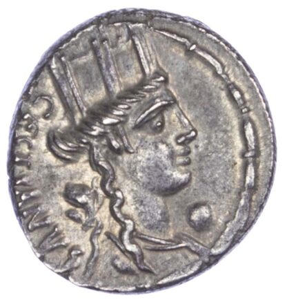 M. Plaetorius M.f. Cestianus, AR Denarius