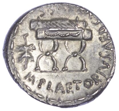 M. Plaetorius M.f. Cestianus, AR Denarius