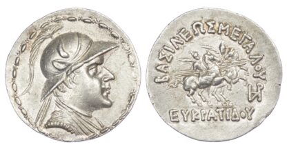 Baktria, Eukratides I AR Tetradrachm