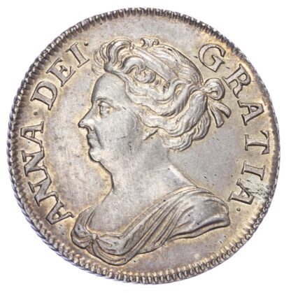Anne (1702-14), Shilling, 1708, third draped bust