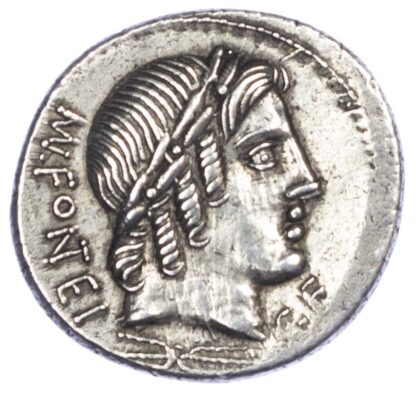 Mn. Fonteius, Silver Denarius