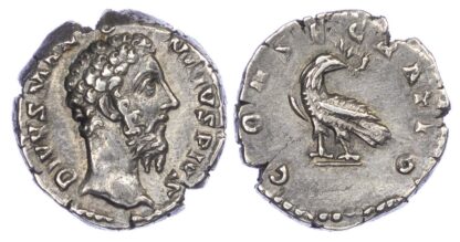 Divus Marcus Aurelius, Silver Denarius