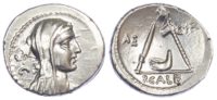 Roman Republic, P. Sulpicius Galba, Silver Denarius Roman Republic, P. Sulpicius Galba, Silver Denarius