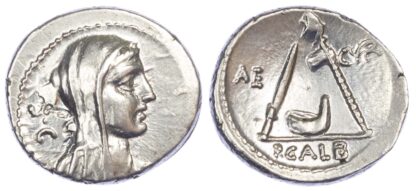 Roman Republic, P. Sulpicius Galba, Silver Denarius