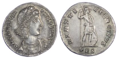 Constantius II, Thessalonica, Silver Light Miliarensis