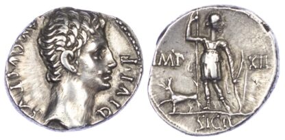 Augustus, Silver Denarius