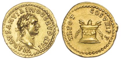 Domitian, Rare Gold Aureus