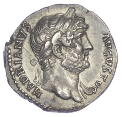 Hadrian (AD 117-138) AR Denarius.