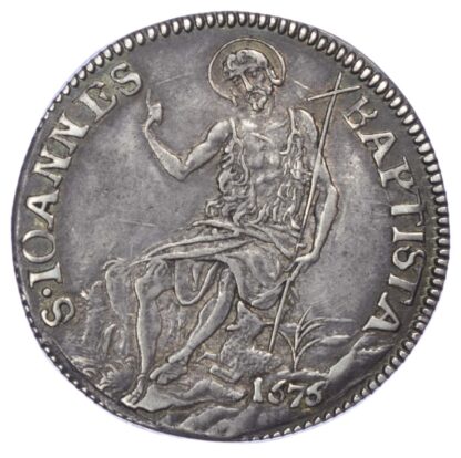 Italy, Cosimo III de Medici (1670-1723), silver Testone, 1676