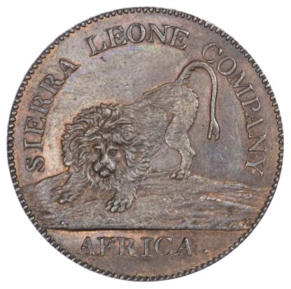 Sierra Leone, copper Proof Cent, 1791