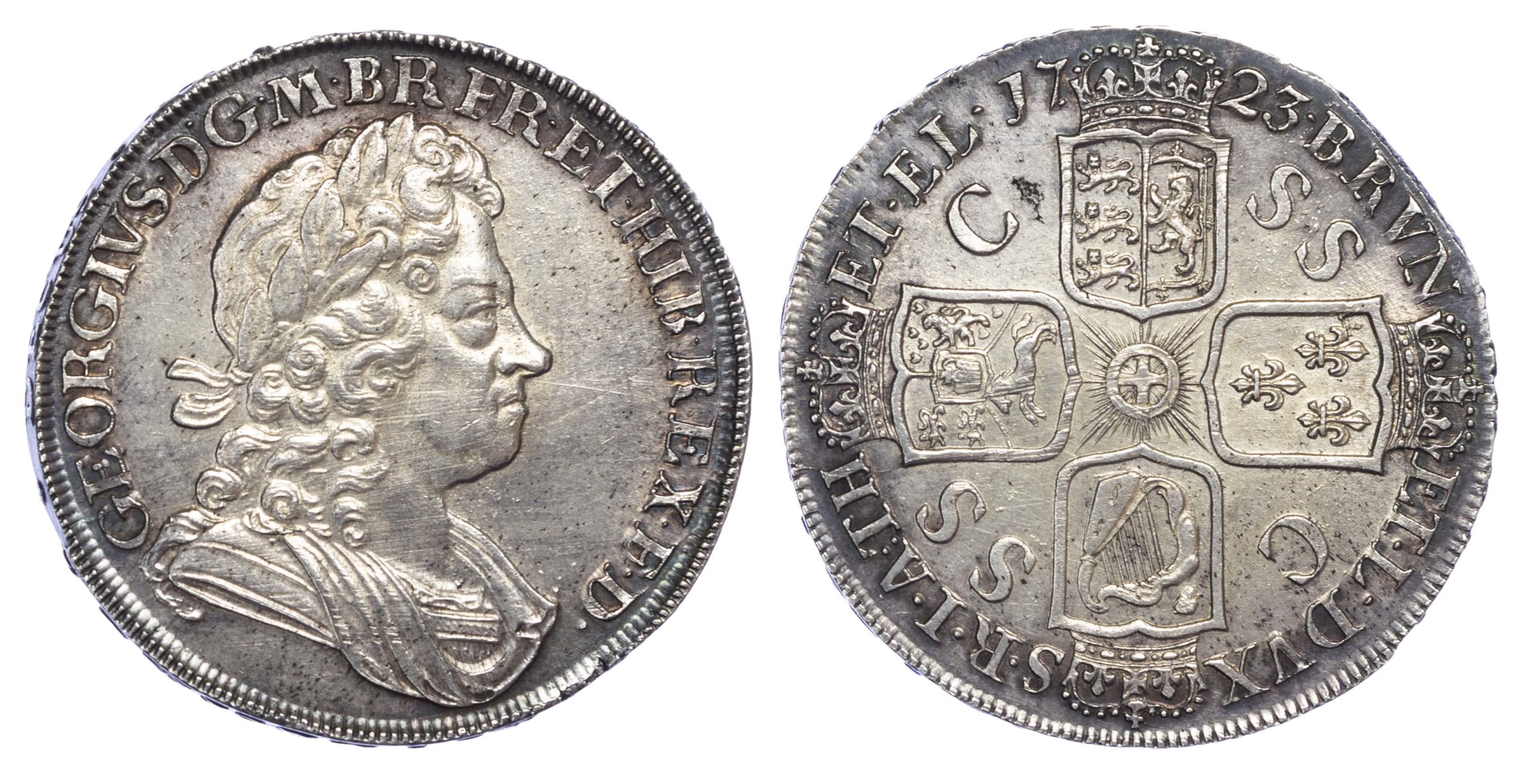 George I (1714-27), Crown, 1723