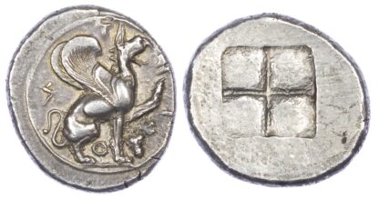 Ionia, Teos (c. 450-425 BC) AR Stater