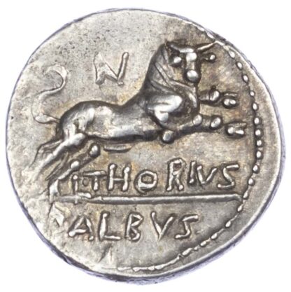L. Thorius Balbus, Silver Denarius