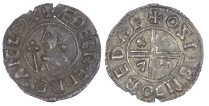 Aethelred II (978-1016), Penny, Crux type, Bedford mint,
