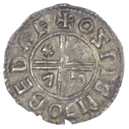 Aethelred II (978-1016), Penny, Crux type, Bedford mint,