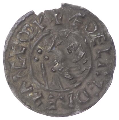 Aethelred II (978-1016), Penny, Crux type, Totnes mint
