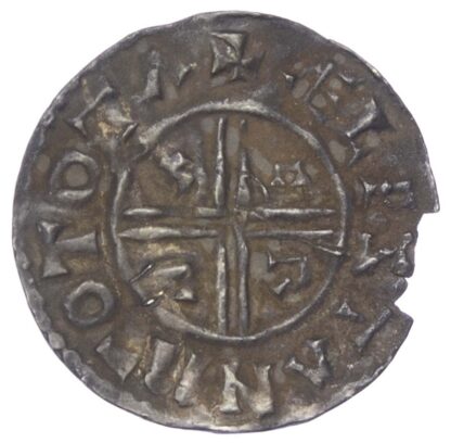 Aethelred II (978-1016), Penny, Crux type, Totnes mint
