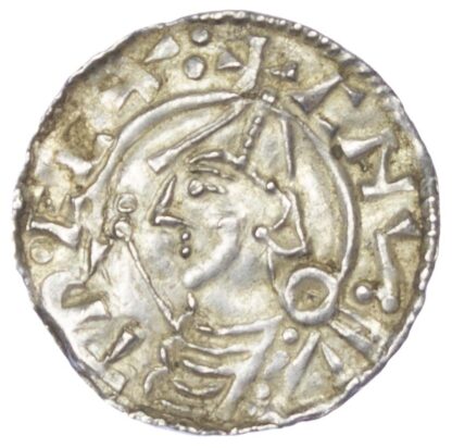 Canute (1016-35), Pointed Helmet Penny, London mint
