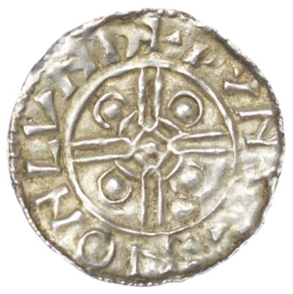 Canute (1016-35), Pointed Helmet Penny, London mint