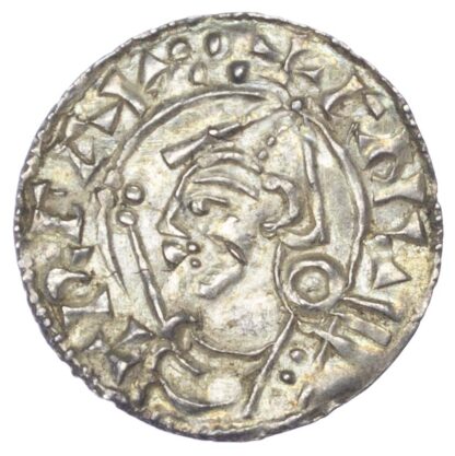 Canute (1016-35), Pointed Helmet Penny, Thetford mint
