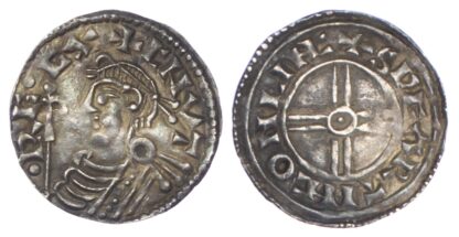 Canute (1016-35), Short Cross Penny, Lincoln mint