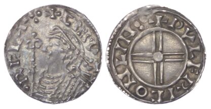 Canute (1016-35), Short Cross Penny, Lincoln mint