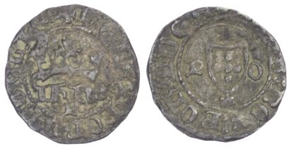 Portugal, João I 'o Bom' (the Good) (1385-1433), billon ½ Real Atipico