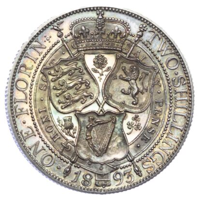 Victoria (1837-1901), Proof Florin, 1893