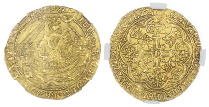 Henry IV (1399-1413), light coinage, 1412-13, Noble, Tower, MS 63