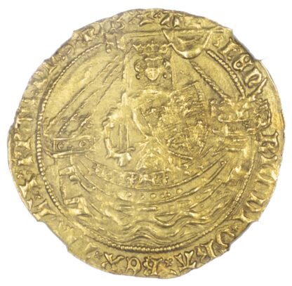 Henry IV (1399-1413), light coinage, 1412-13, Noble, Tower, MS 63