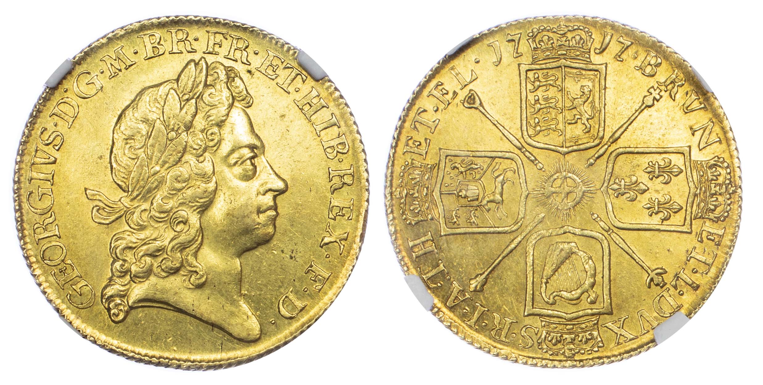 1717 George I Two Guineas - MS63 1717 George I Two Guineas - MS63