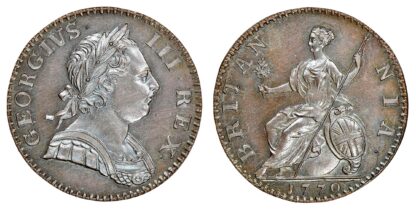 George III (1760-1820). Proof Halfpenny, 1770, PF 64