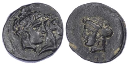 Thessaly, Gyrton, Bronze Dichalkon