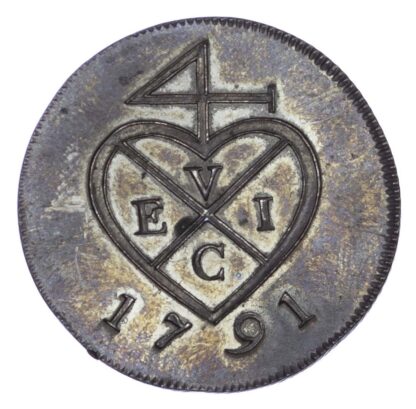India, EIC, Bombay Presidency, copper Proof 1 Pice, 1791